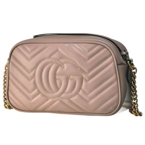 Gucci Bag Shoulder Bag GG Marmont Brown - Picture 2 of 5